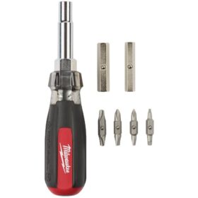 Milwaukee 13-in-1 Cushion Grip Multi-Bit Screwdriver with ECX (48-22-2880)