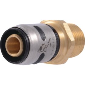 SharkBite EvoPex 1/2 In. x 1/2 In. MPT Push-to-Connect Plastic Connector (K120A )