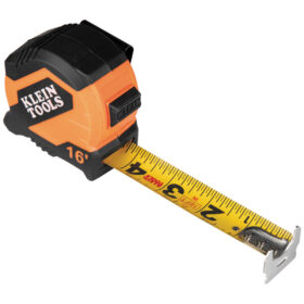 Klein Tape Measure, 16-Foot Compact, Double-Hook 9516