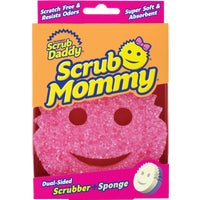 Scrub Mommy 6 In. x 4.125 In. Dual Sided Purple Scrub Sponge (SM24MVP2016)