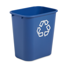 Rubbermaid 2956-73 Blue Desktop Container