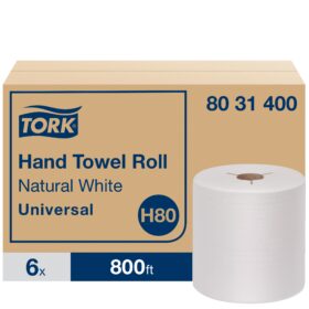 TOWEL RL 8IN 800FT WHT 6RL/CS (BW314)