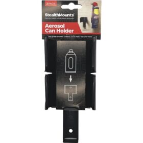 StealthMounts Aerosol Can Holder (2-Pack) (OM-CAN-BLK-2)