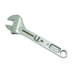 Crescent Rapidslide Series Adjustable Wrench, 8 in OAL, 1 in Jaw, Steel, Chrome, Non-Cushion Grip Handle (AC8NKWMP)