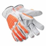 HEXARMOR Chrome SLT® Cut-Resistant Gloves, 4067, A7 Cut, Medium, Hi-vis Orange/White (572-4067-M)