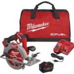 Milwaukee M18 FUEL Brushless 7-1/4 In. Cordless Circular Saw Kit with 12.0 Ah Battery & Rapid Charger (2834-21HD)