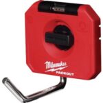 Milwaukee PACKOUT 4 In. Single Straight Hook, 15 Lb. Capacity (48-22-8328)