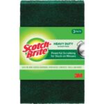 Scotch-Brite Heavy Duty Scour Pad, 6 In. x 3.8 In. (3-Pack) (223-10)