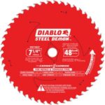 Diablo Steel Demon 7-1/4 In. 48-Tooth Cermet II Metal Circular Saw Blade, Bulk (D0748CFA)