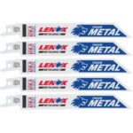 Lenox METALWOLF WAVE EDGE 6 In. 14 TPI Thick Metal Reciprocating Saw Blade (5-Pack) (20564614R)