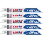 Lenox METALWOLF WAVE EDGE 6 In. 18 TPI Medium Metal Reciprocating Saw Blade (5-Pack) (20566618R)
