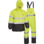 Boss XL 2-Piece ANSI Class 3 Hi-Visibility Rain Suit (B44531/XL)