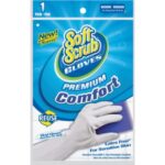 Soft Scrub Medium Premium Comfort Vinyl Rubber Glove (12612-26)